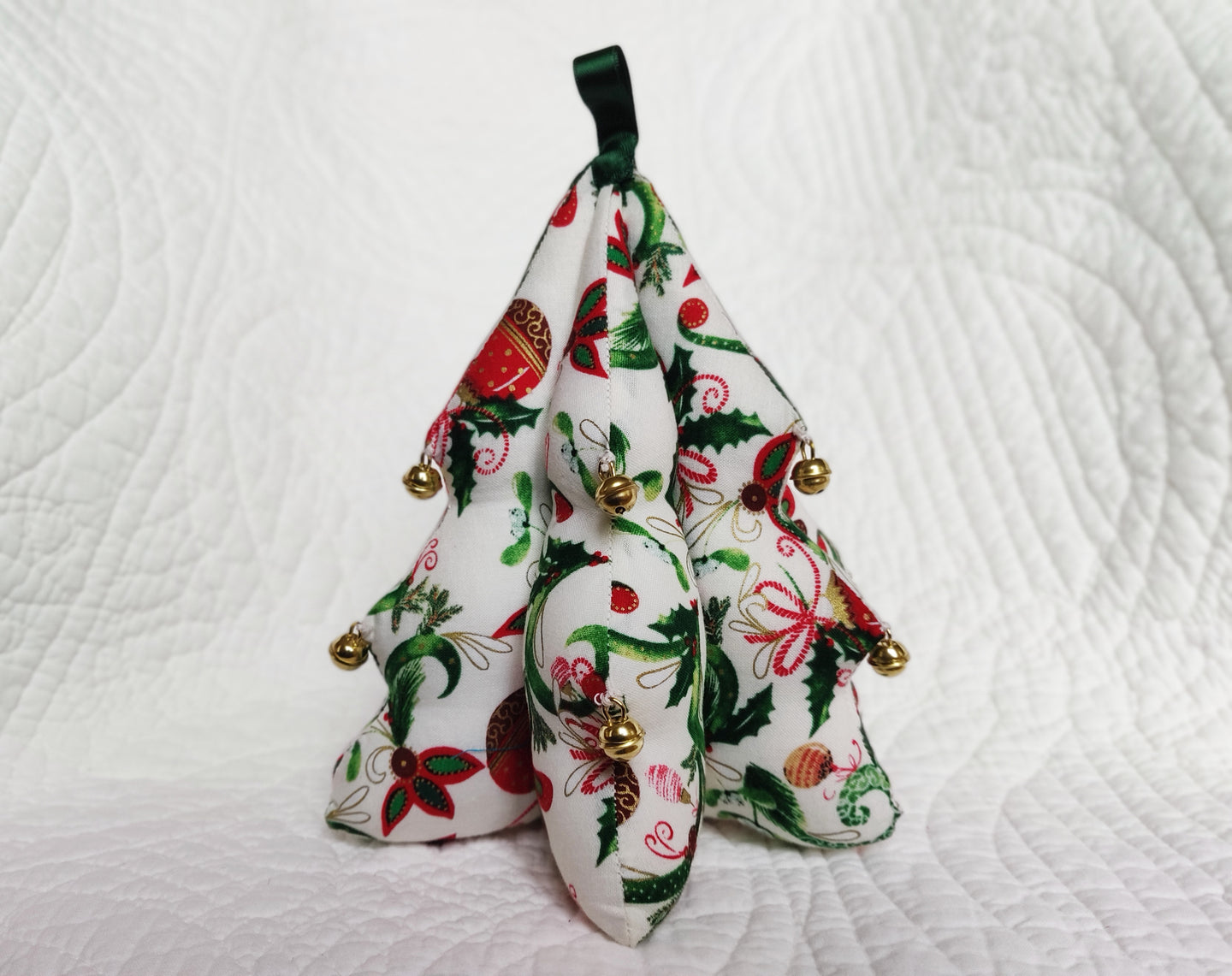 Tri-color Fabric Christmas Tree